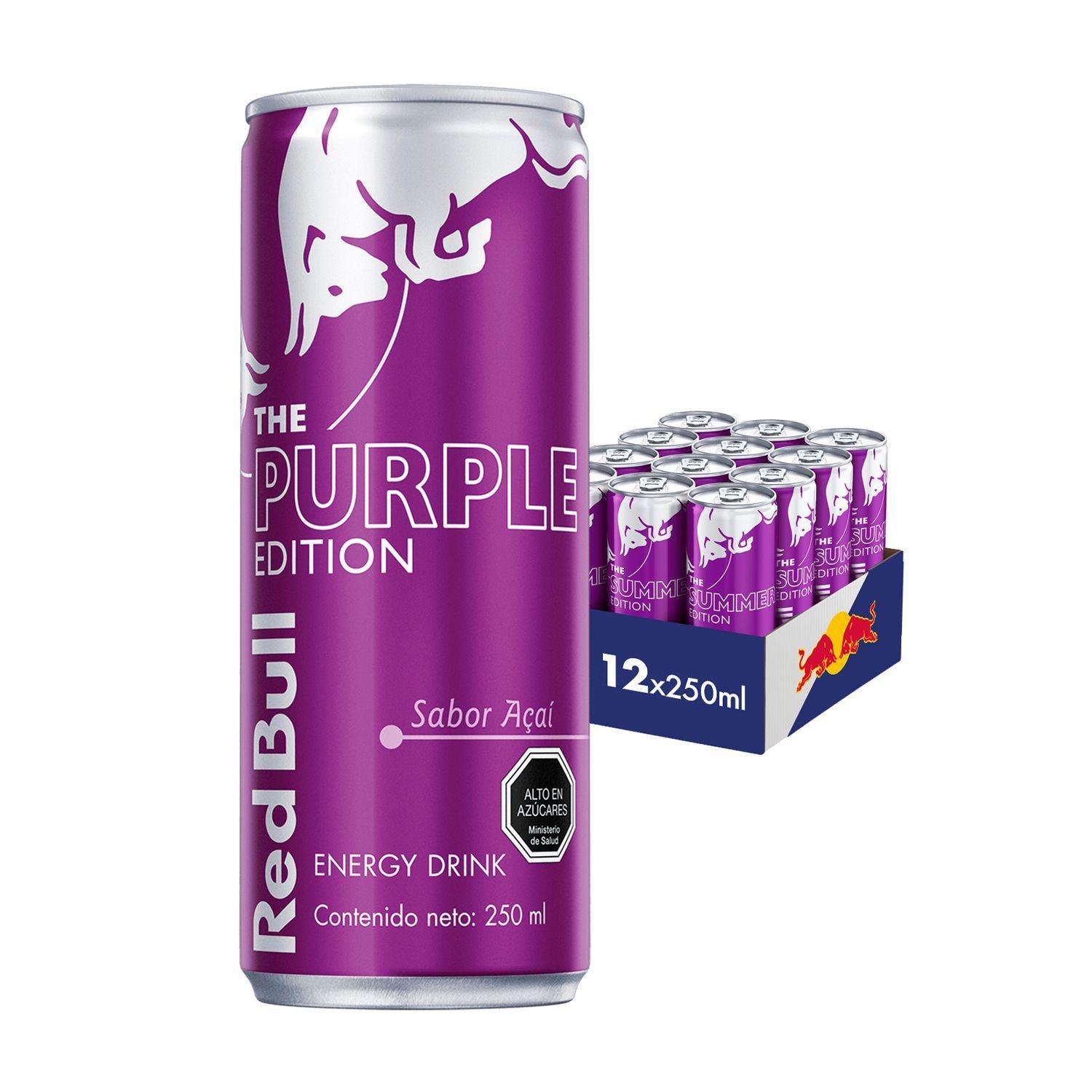 Bebida Energetica Red Bull Açai 12 Latas De 250ml-0