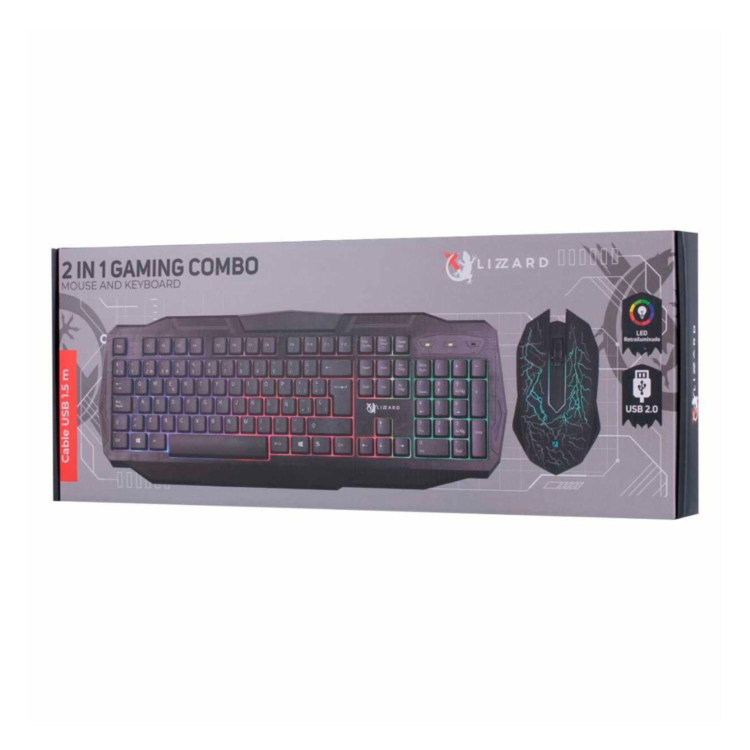 Combo Kit Mouse & Teclado Gamer X-Lizzard-4