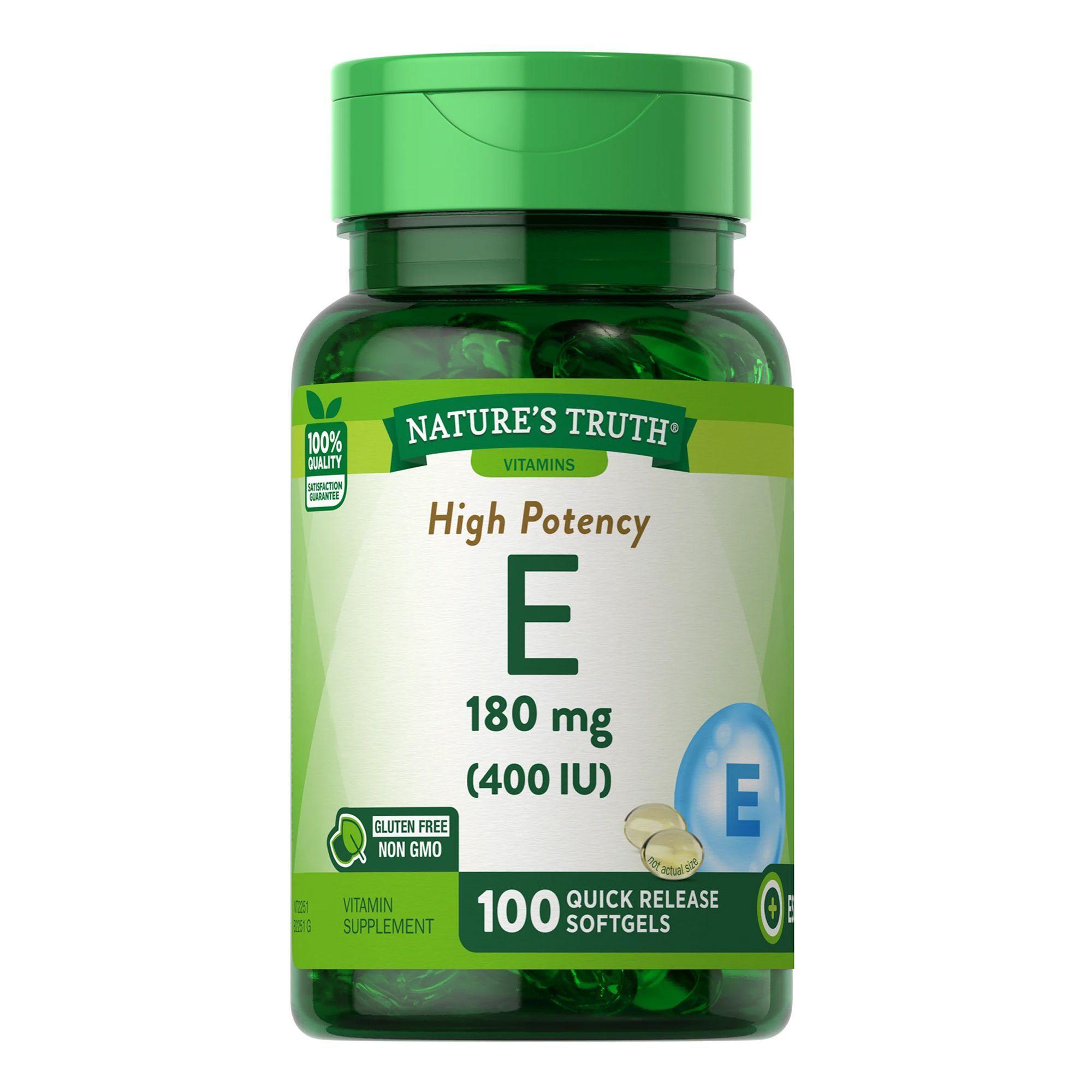 Vitamina E 400 IU - 100 Cápsulas Blandas-0