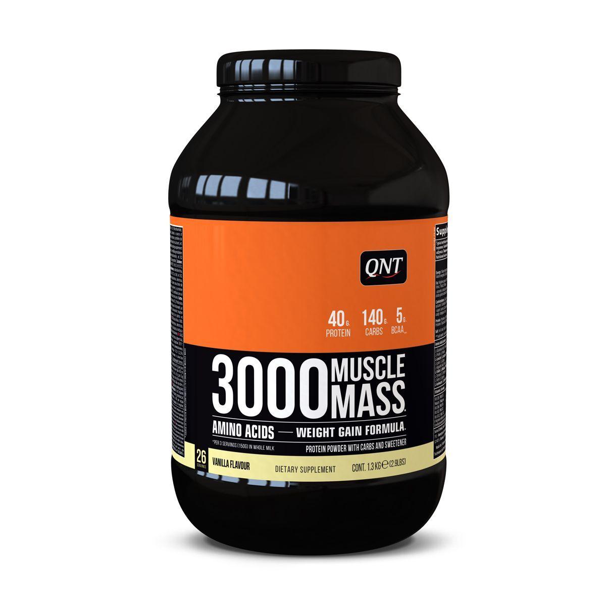 Muscle Mass 3000 Ganador de Peso 1,3 Kg Vainilla-0