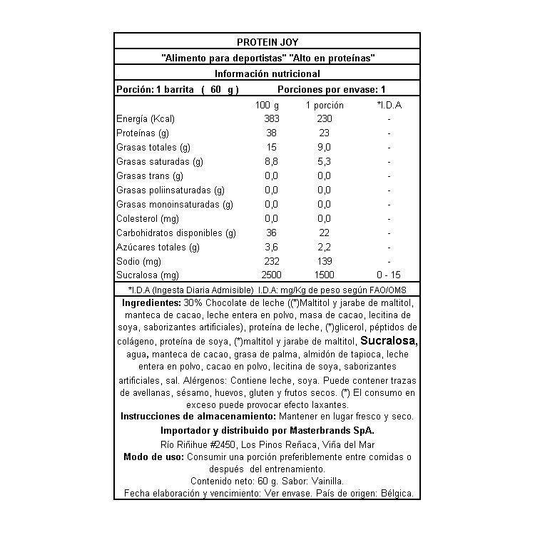 Caja 12 Barras Proteína Joybar 60Grs Caramelo-4