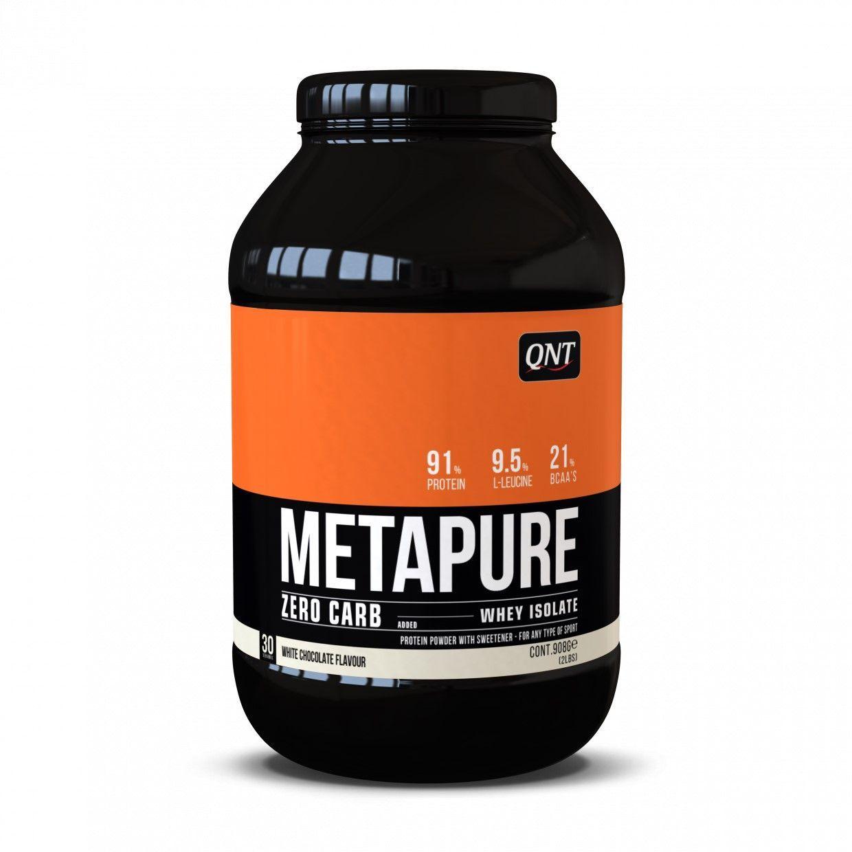 Proteína Metapure Whey Isolate 908Grs Choc Blanco-0