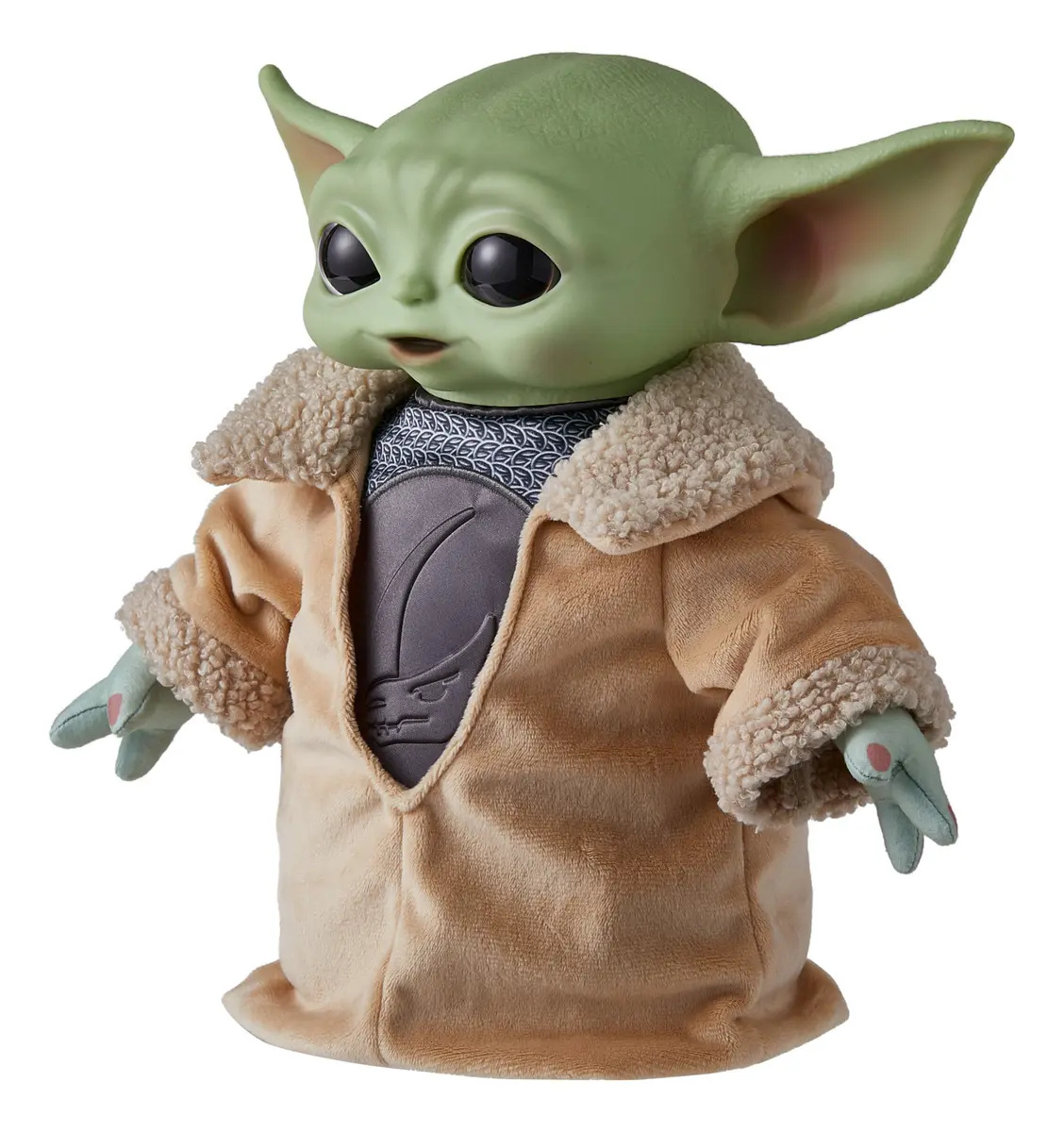 Peluche Baby Yoda Grogu Armadura Beskar Star Wars Mattel-2