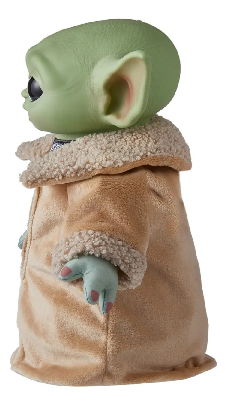 Peluche Baby Yoda Grogu Armadura Beskar Star Wars Mattel-3