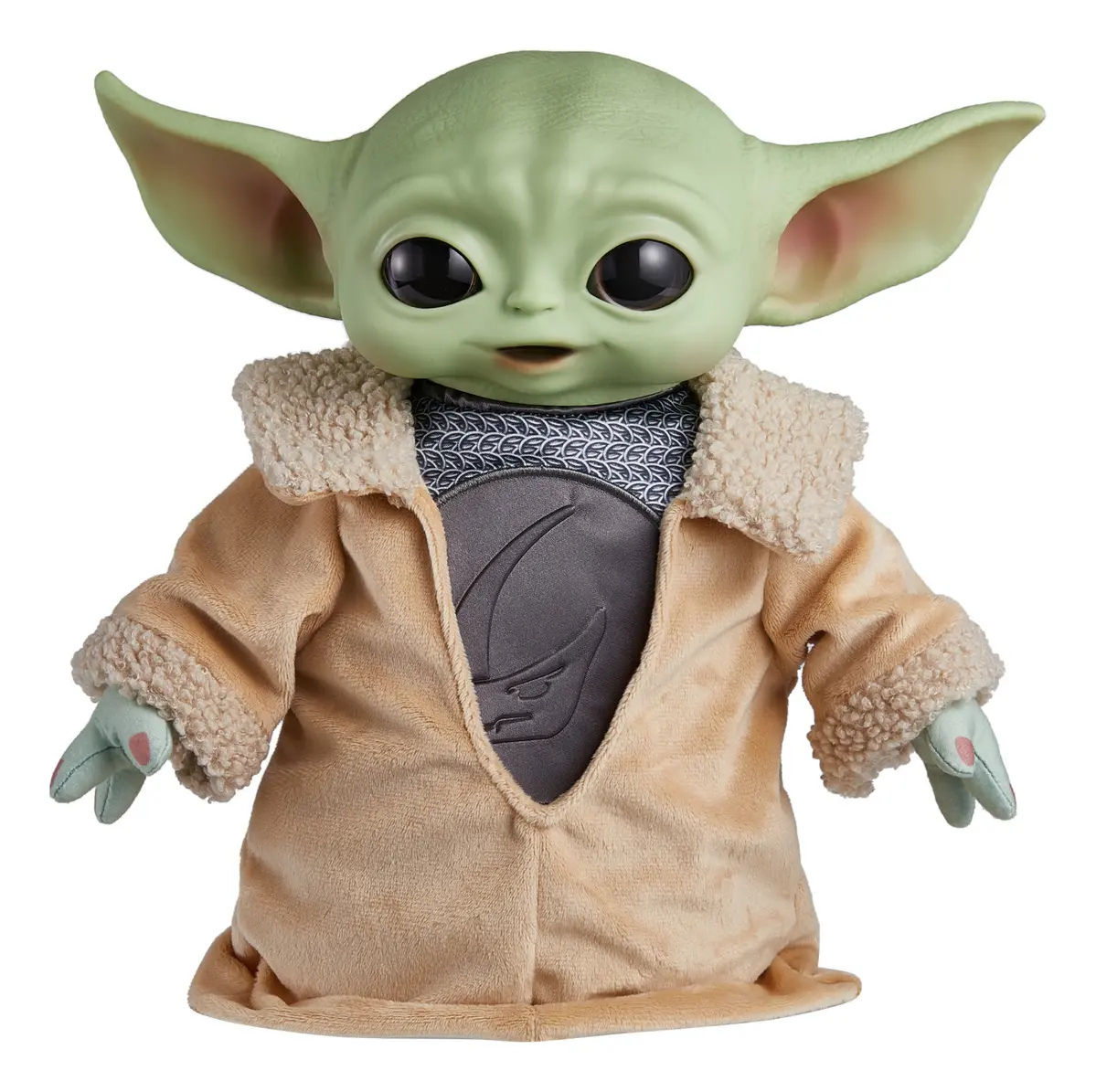 Peluche Baby Yoda Grogu Armadura Beskar Star Wars Mattel-4