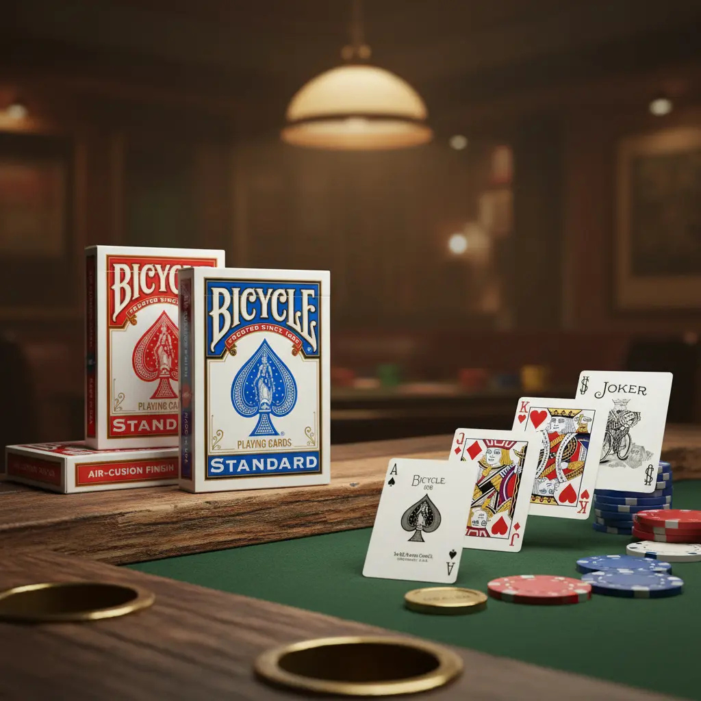 Cartas Bicycle Standard Magia Poker Baraja Rojo Y Azul USA-5