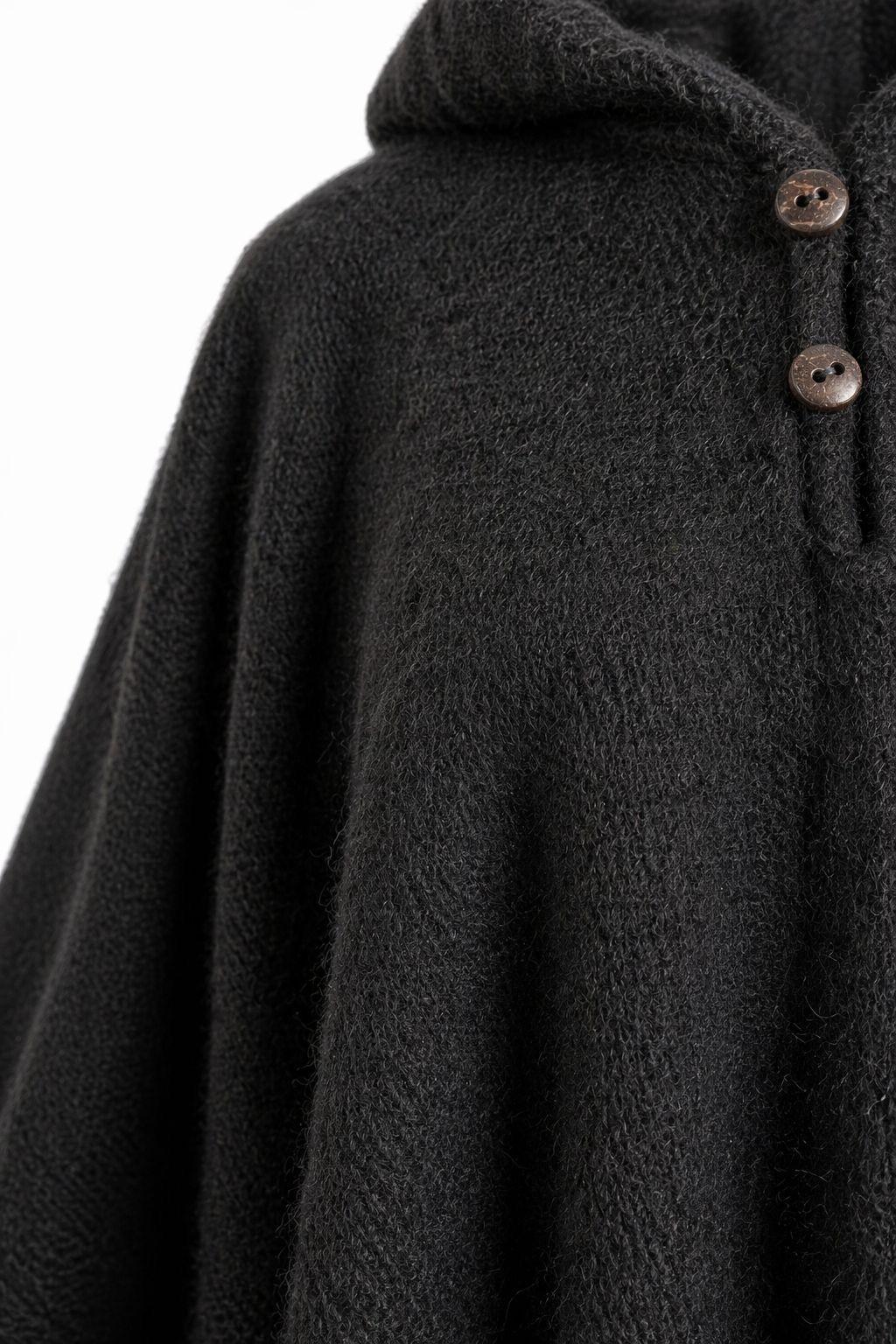 Poncho Artesanal Hombre Lana De Alpaca Dise o Tradicional-2