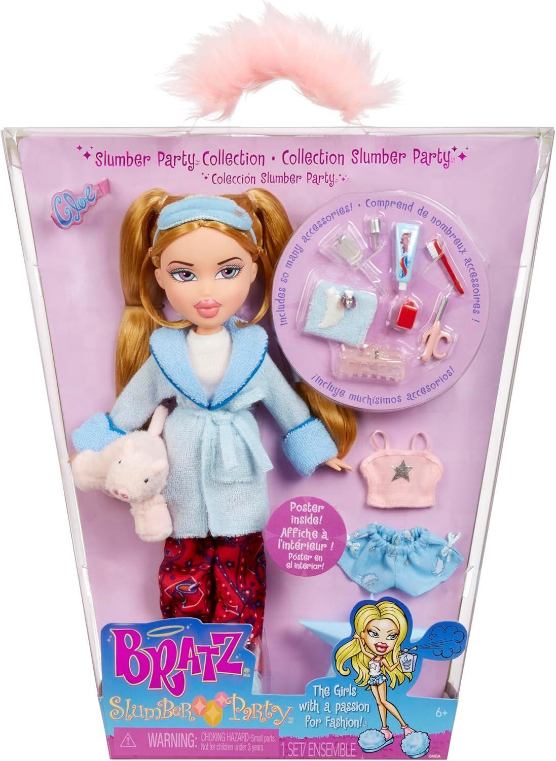 Muñeca Bratz Cloe Slumber Party Fiesta Pijamas-0