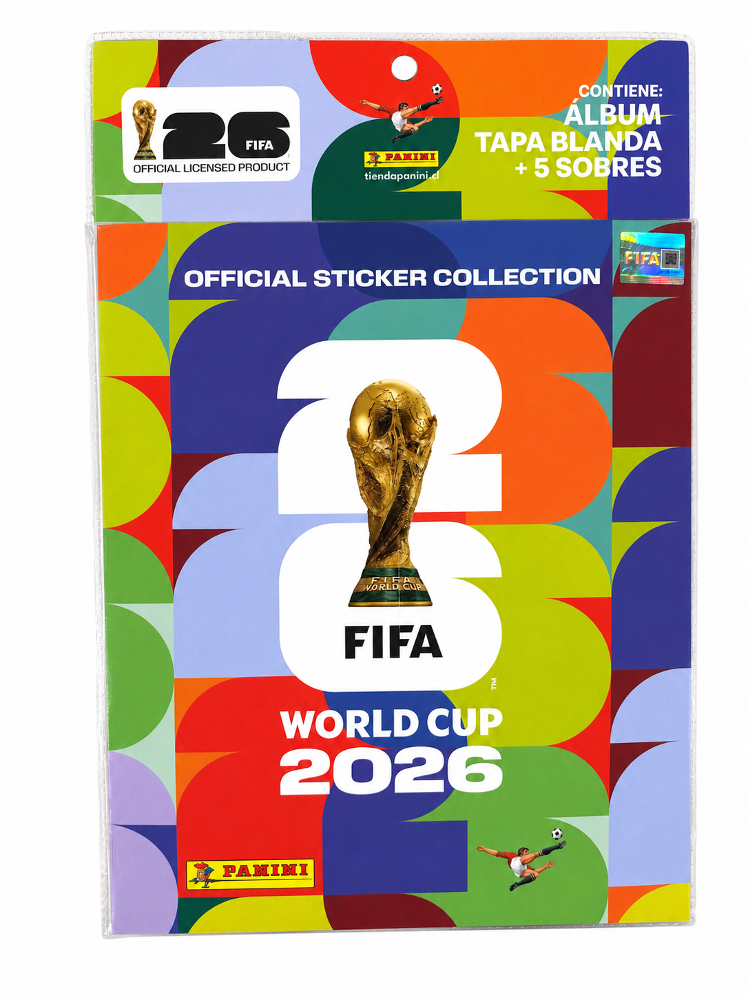 Album Mundial Tapa Blanda Fifa World Cup 2026 Panini Con 5 Sobres-2