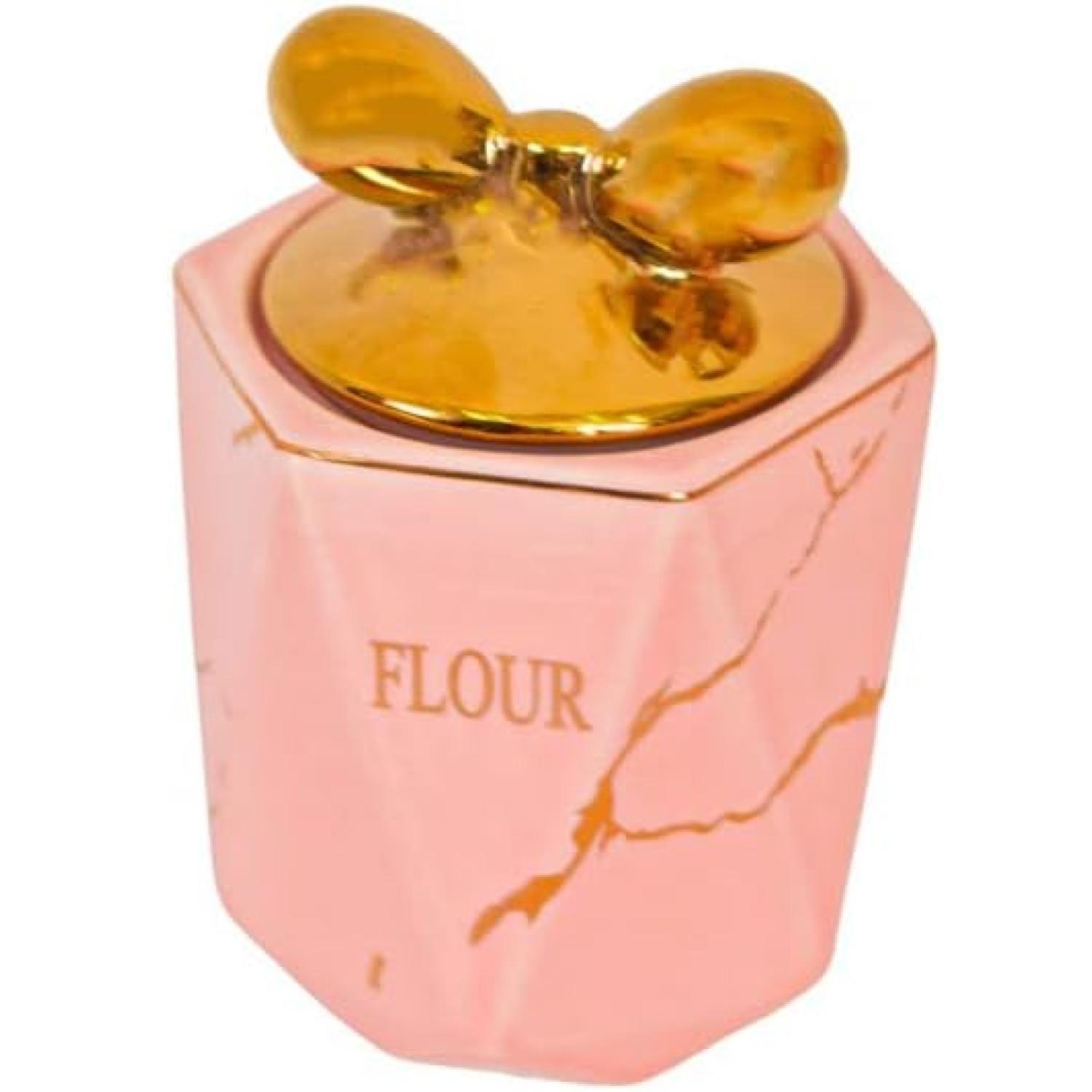 Organizador De Especies De Porcelana Rosado-4