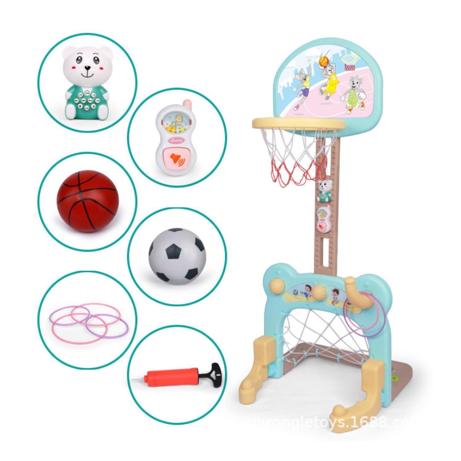 Juego Baloncesto Y Futbol  2 En 1-2