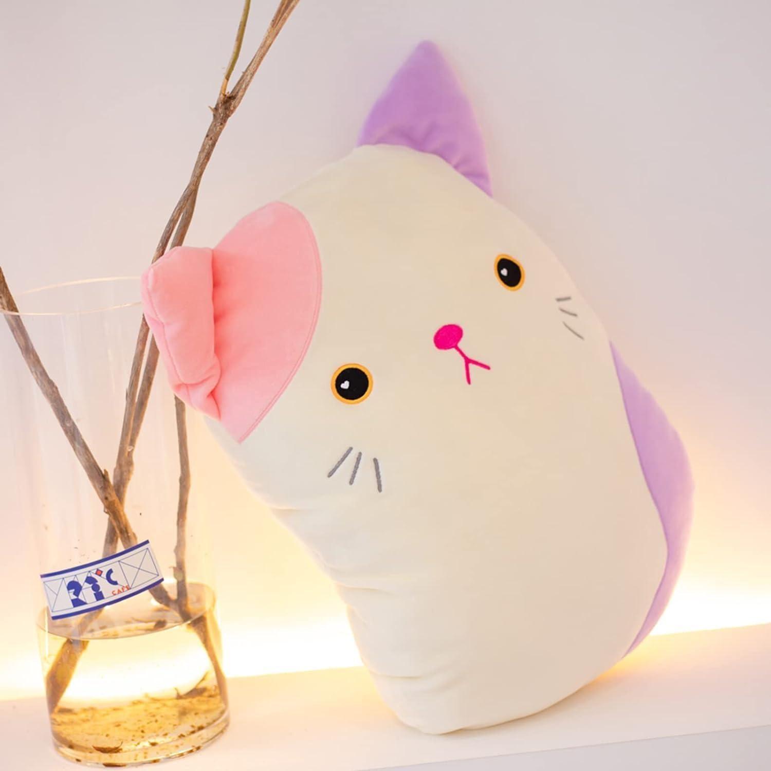 Almohada Suave De Peluche Gato-0