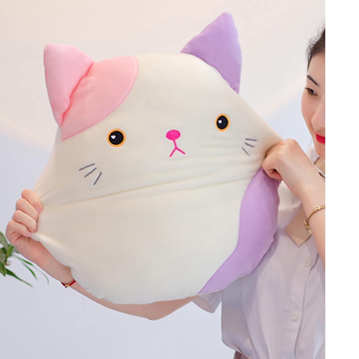 Almohada Suave De Peluche Gato-3