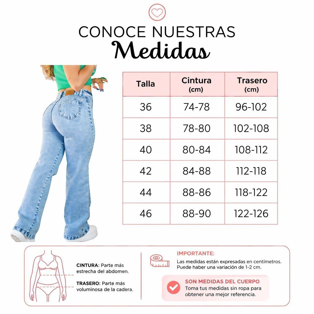 Jeans Mujer Wide Leg Elasticado Tiro Alto Calce Perfecto-5