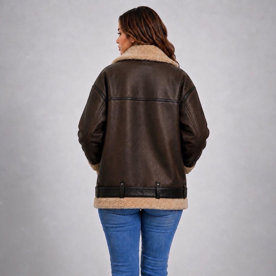 Chaqueta Aviadora Chiporro Ecocuero Agamuzado-2