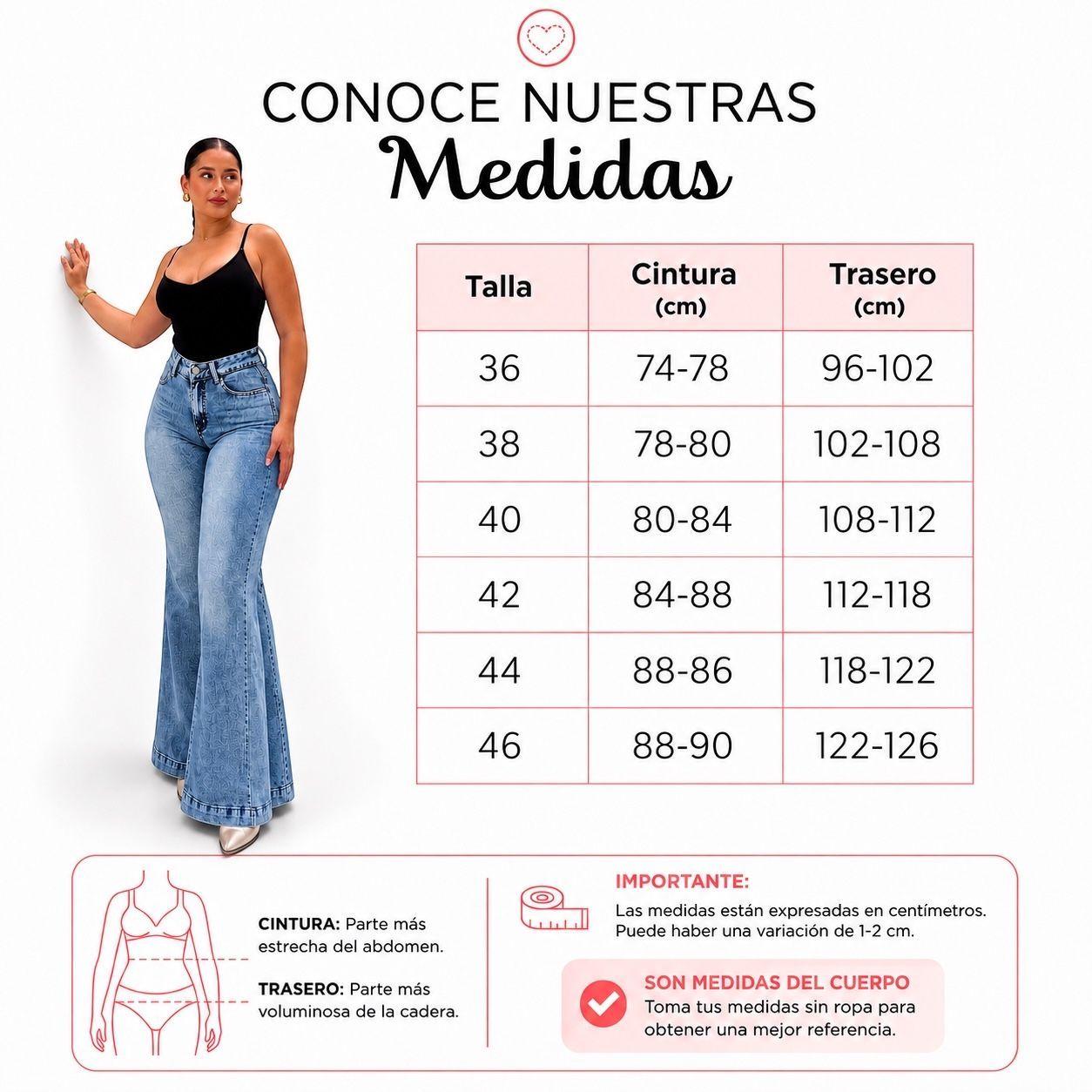 Jeans Mujer Wide Leg Tiro Alto Azul Lavado-4