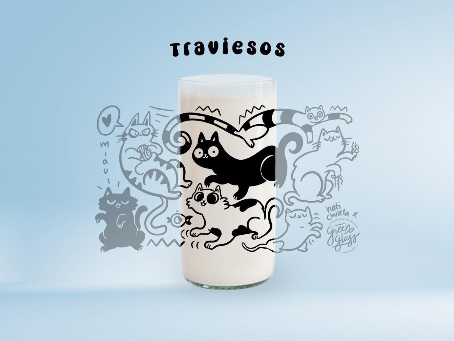 Miau Glass - Juego de 6 Vasos-2