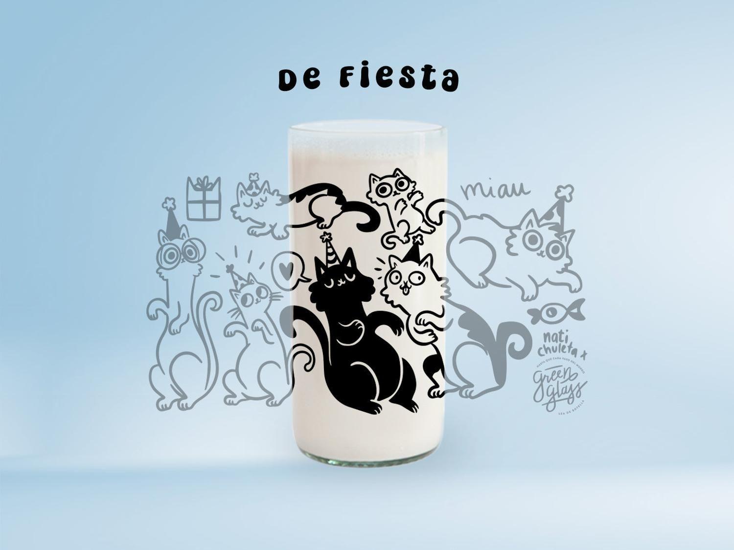 Miau Glass - Juego de 6 Vasos-3