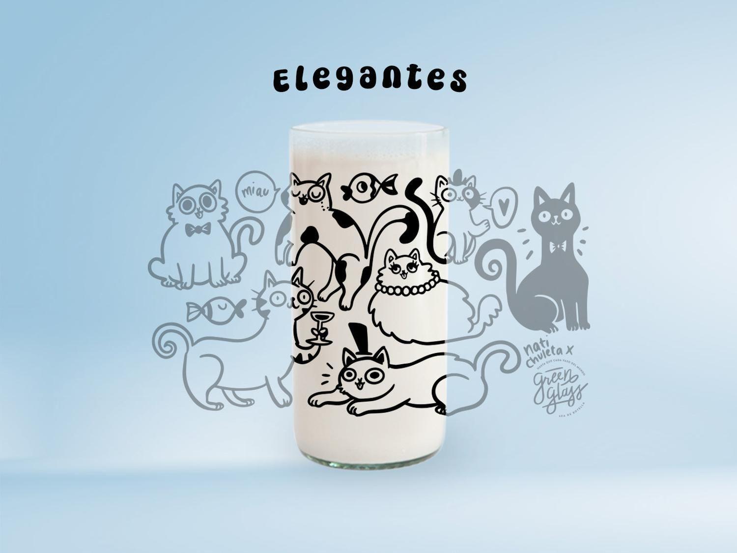 Miau Glass - Juego de 6 Vasos-4