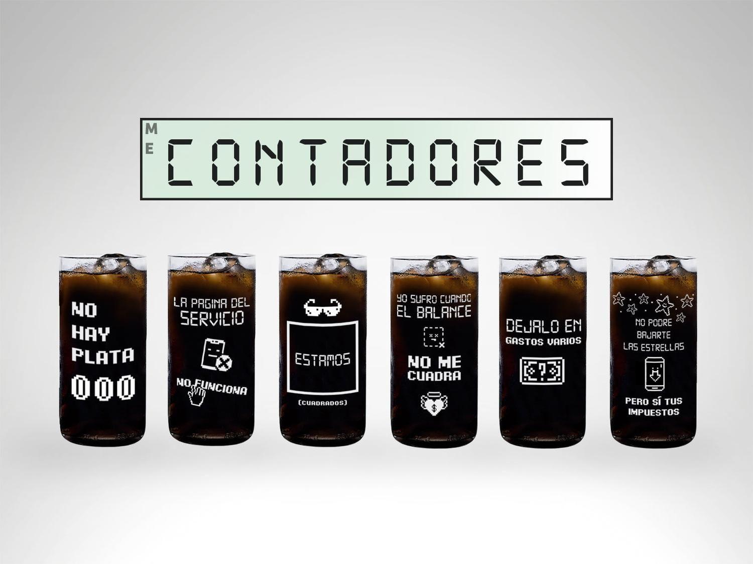 Contadores - Juego de 6 Vasos-6