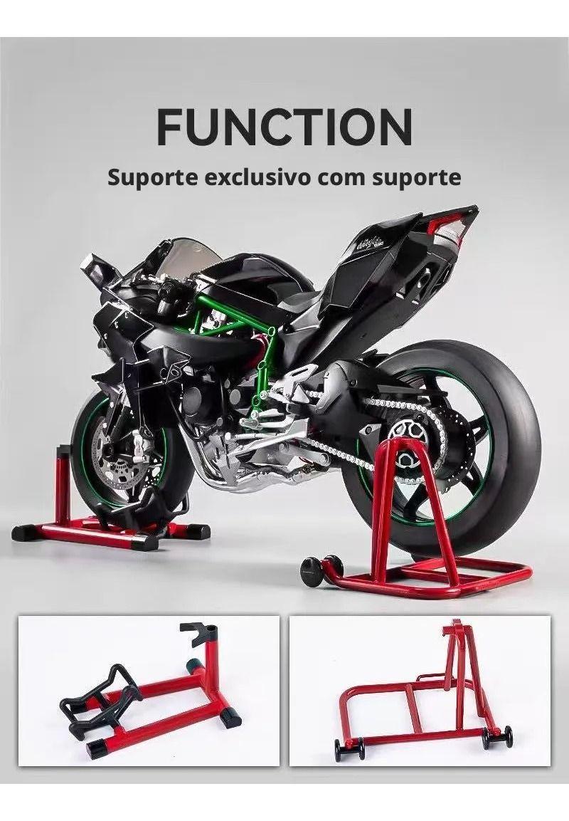 Motocicleta Fundida Por Inyección 1:6 Escala Para Kawasaki H Blackgiftbox-1