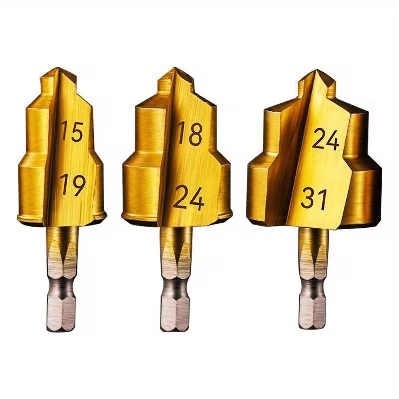 Broca Escalonada De Elevación PPR  Brocas  3pcs -5