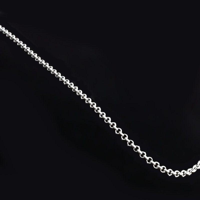 Cadena Plata Ley 925 Rolo 73 Cm Y 7 Mm Hombre.-5