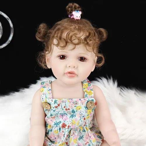 Muñeca Bebé Reborn Realista De Silicona 55 cm-2