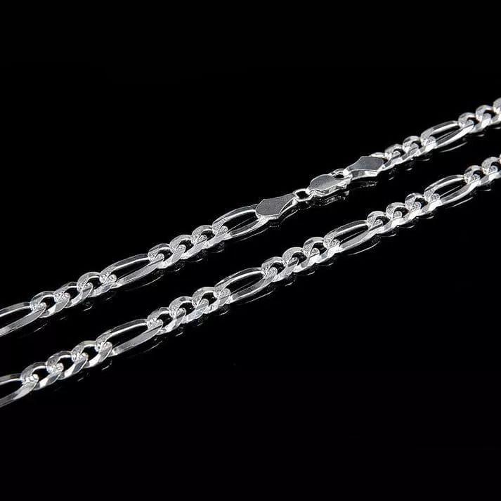 Cadena Cartier De Plata Unisex Ley 925, 5mm Diamantada 73 Cm-7