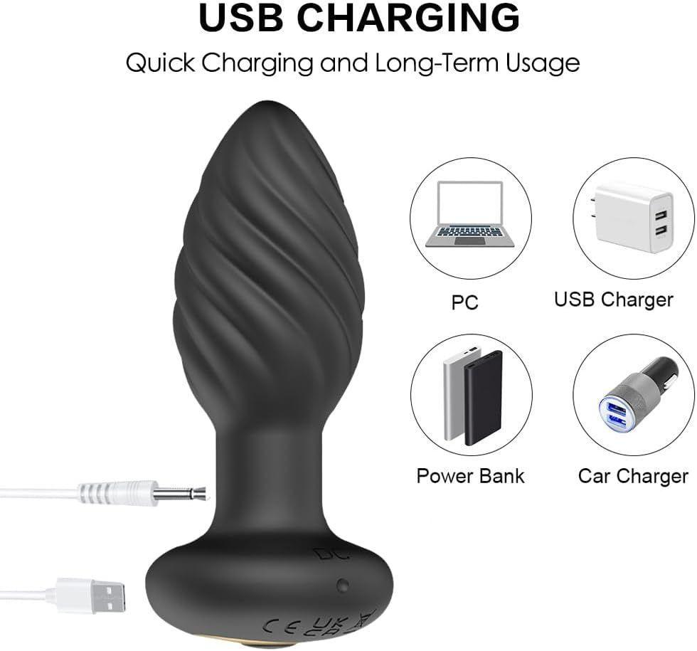 Vibrador Plug Anal Inalámbrico Punto G Con App-6