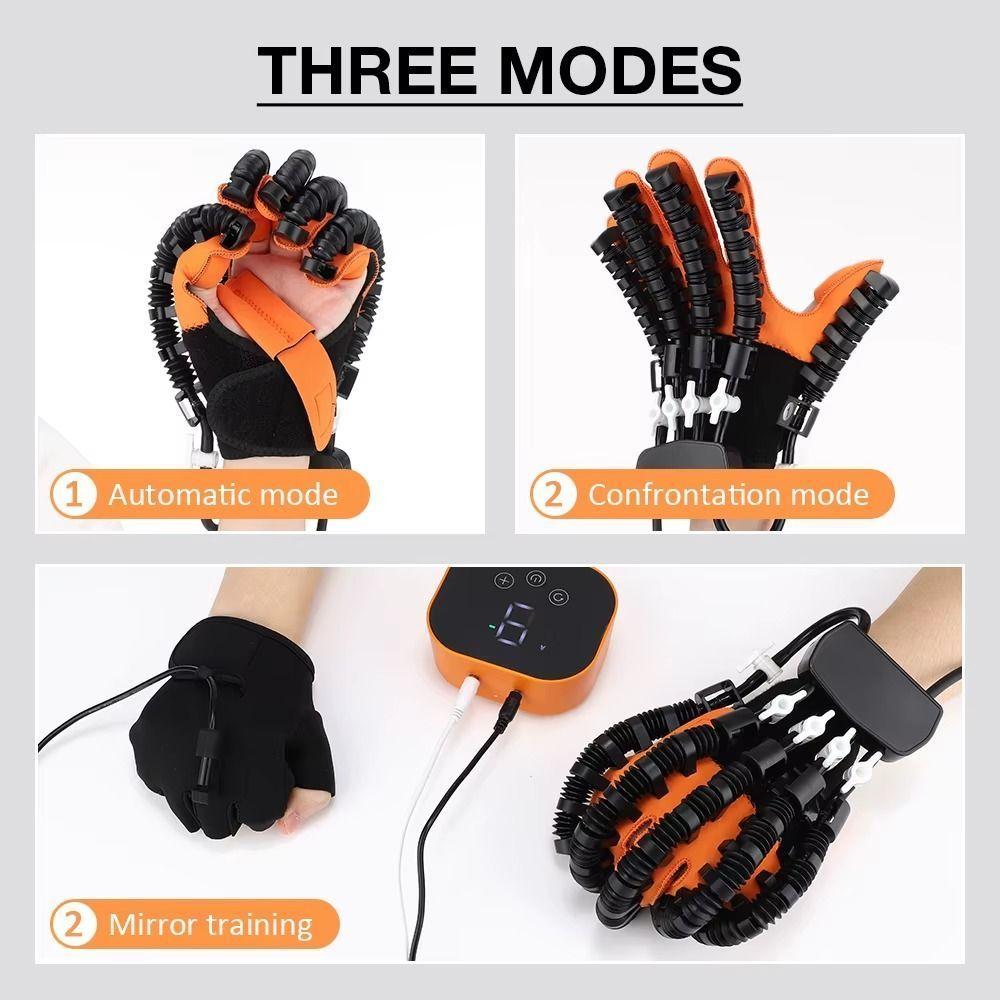 Guantes De Robot De Rehabilitación Derecha O M Naranja-4