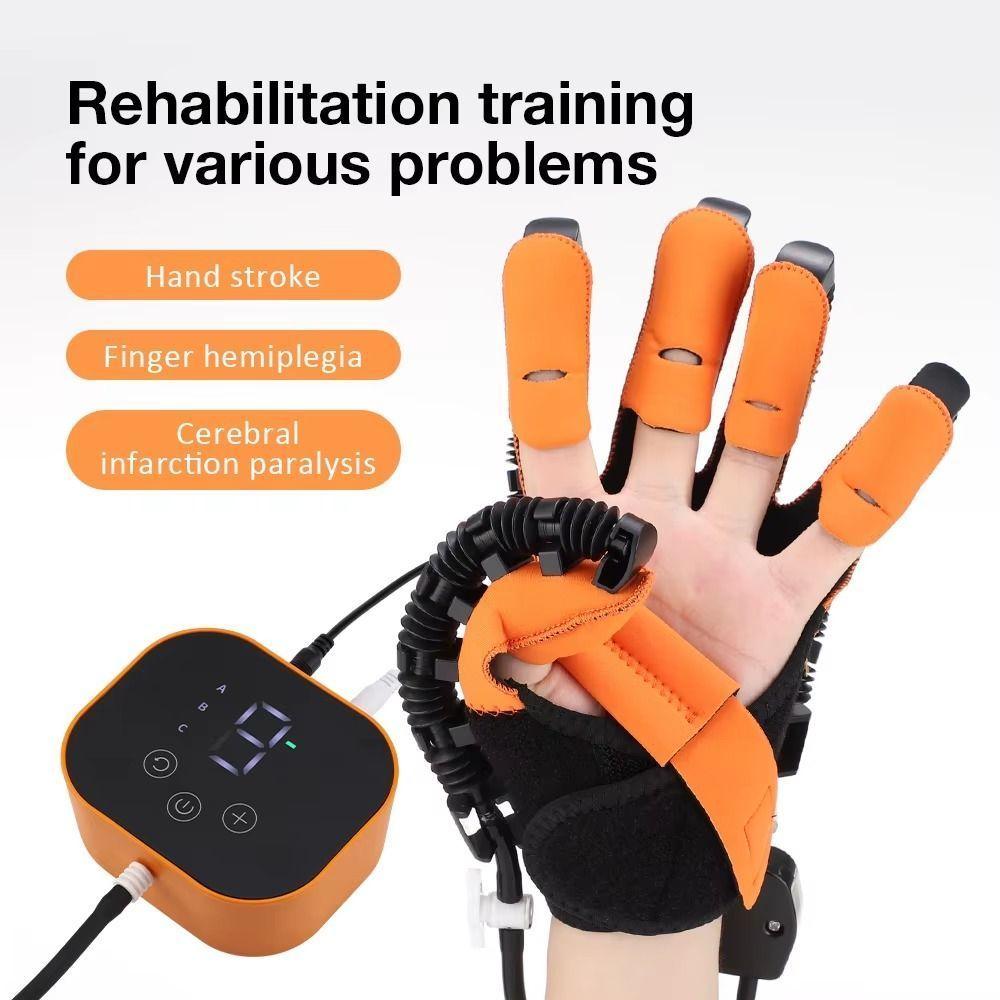 Guantes De Robot De Rehabilitación Derecha O M Naranja-5