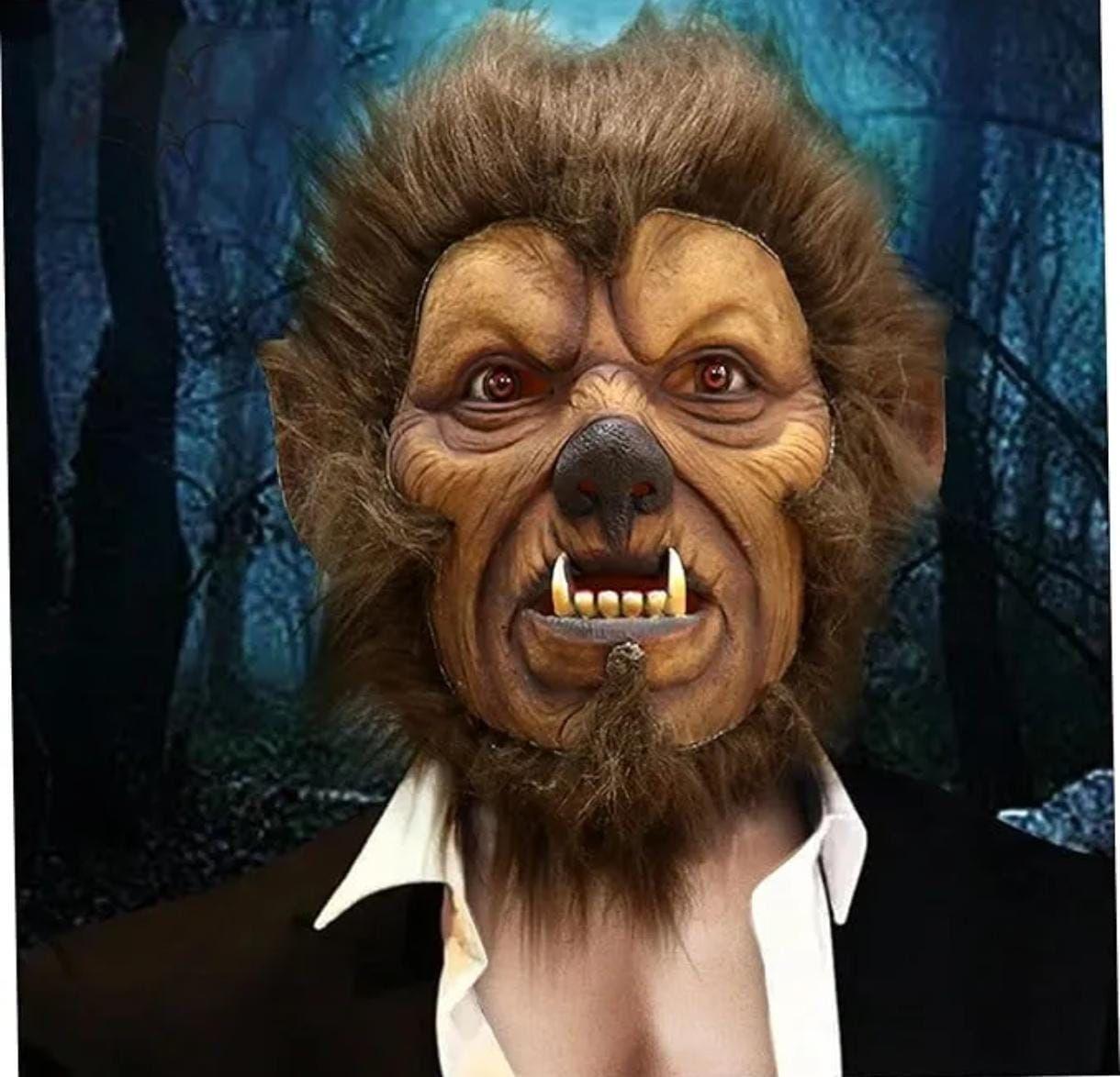 Máscara De Halloween, Hombre Lobo-3