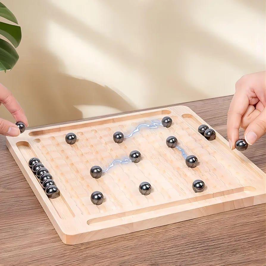Juego De Ajedrez Magnético Con Tablero De Madera-2