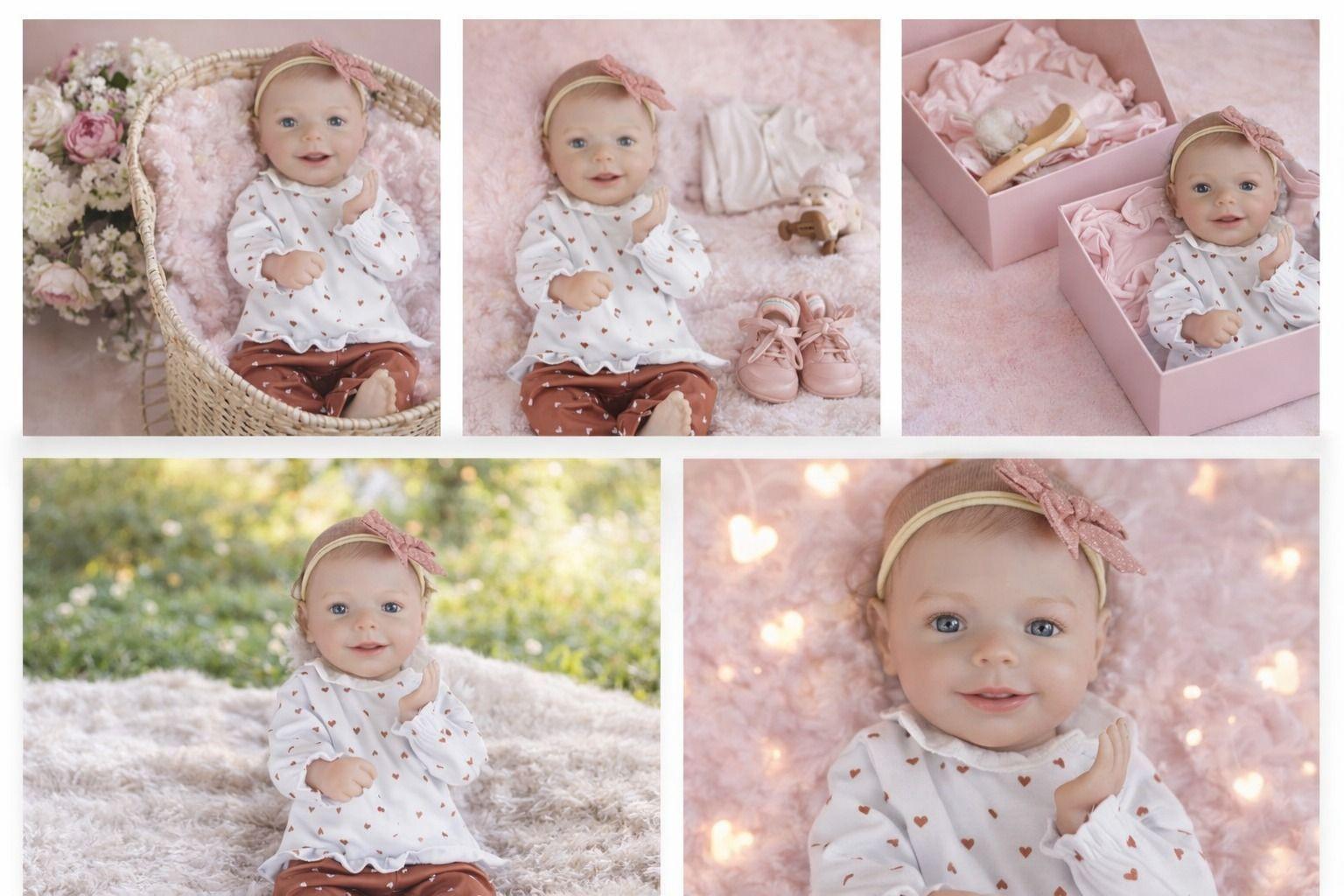 Muñeca Reborn De 48 Cm Vinilo Silicona-3