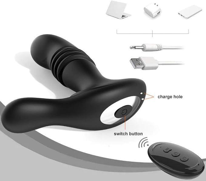 Plug Anal, Estimulador Vibrador, Masajeador Para Prostata.-4
