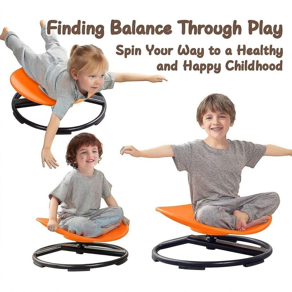 Silla Giratoria 360° Sensorial Niños Autismo Tea Regulación-6