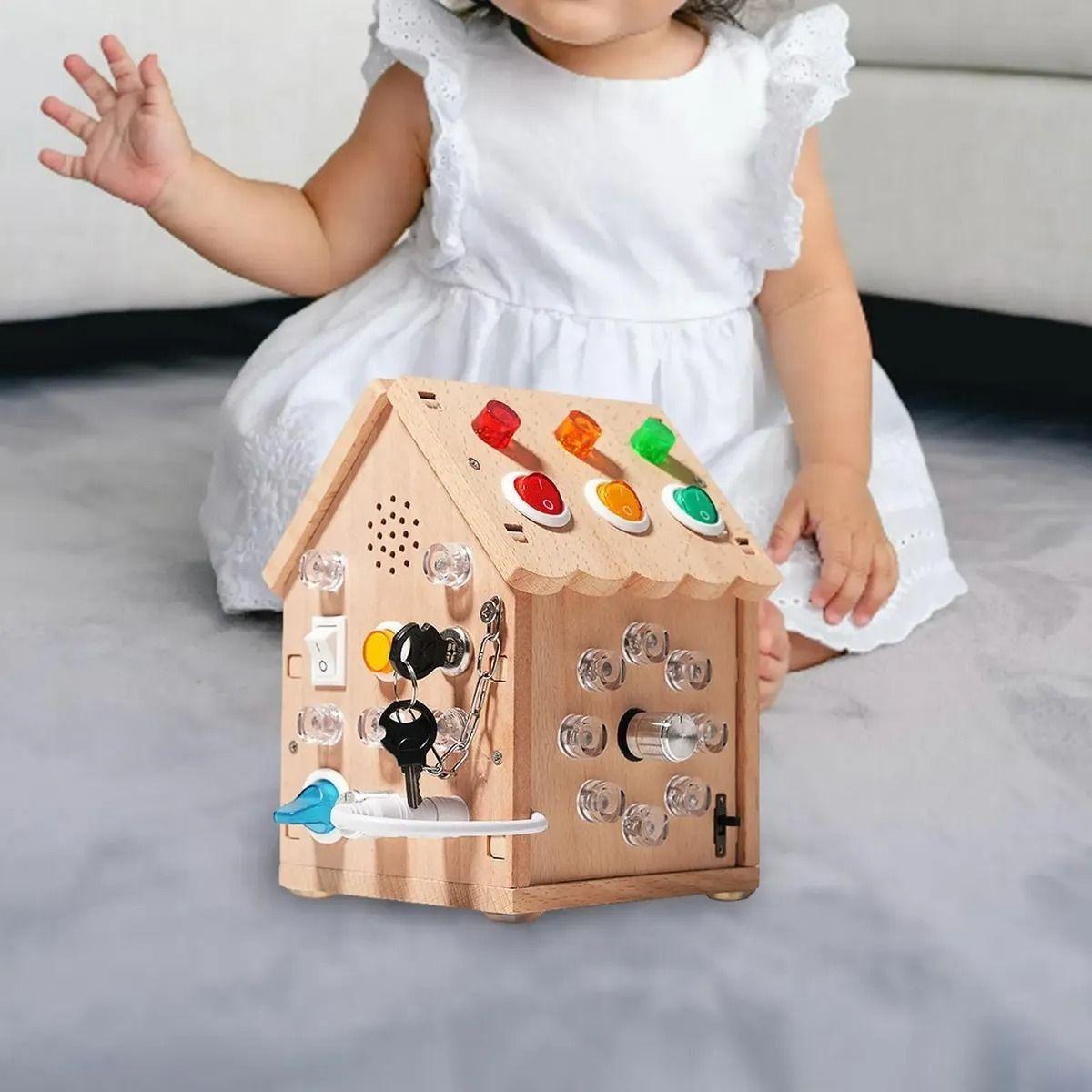 Cubo Educativo Montessori De Madera-4