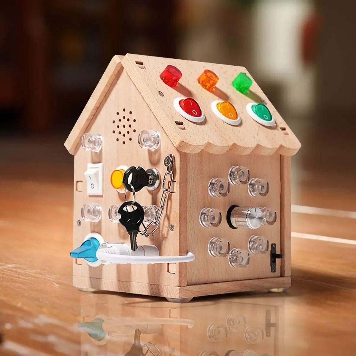 Cubo Educativo Montessori De Madera-5