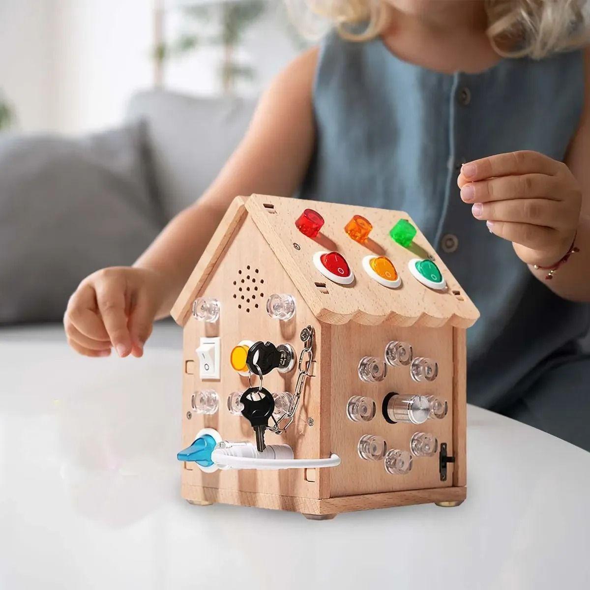 Cubo Educativo Montessori De Madera-6