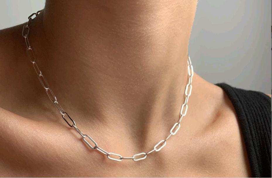 Cadena Plata Ley 925 Americana 60 Cm Unisex-2