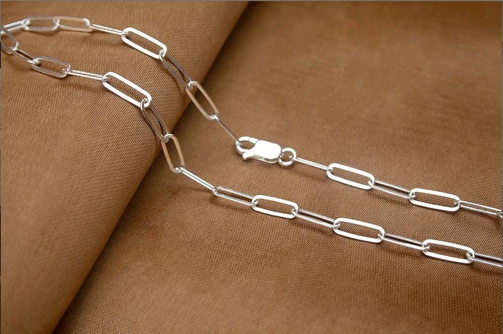Cadena Plata Ley 925 Americana 60 Cm Unisex-5