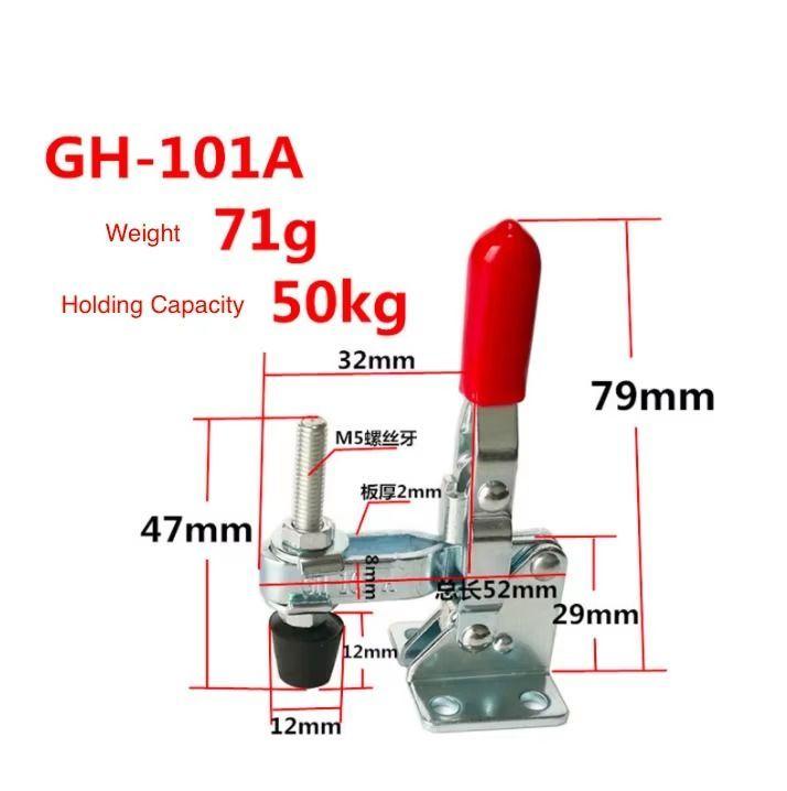 Abrazaderas De Palanca GH-101-A De Liberación Rápida 12 pcs-7