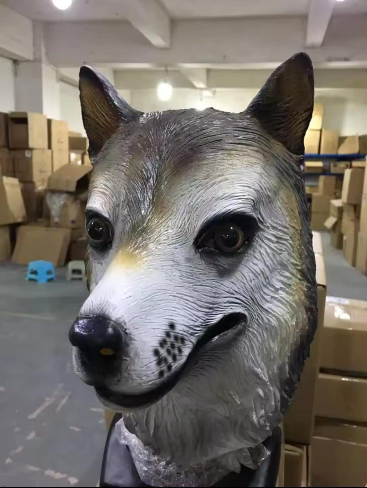 Mascara Halloween Lobo-3