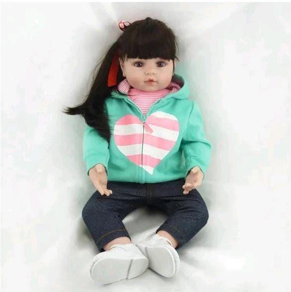 Muñeca Bebé Reborn Realista De Silicona 48 cm-2