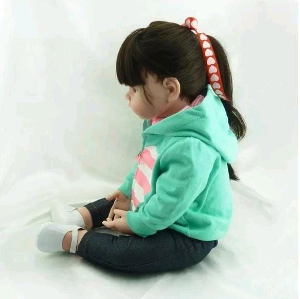 Muñeca Bebé Reborn Realista De Silicona 48 cm-3