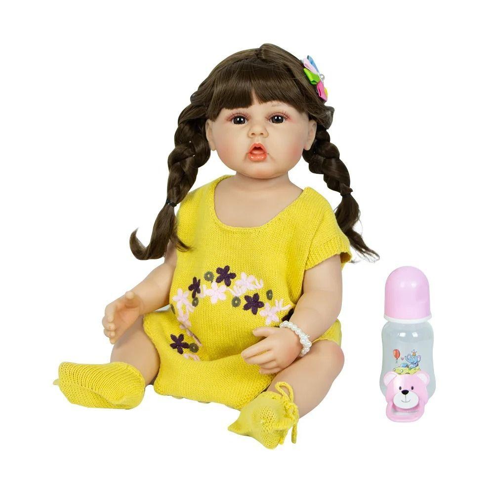 Muñeca Bebé Reborn Realista De Silicona 55 cm-2