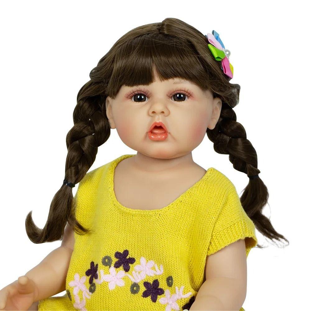 Muñeca Bebé Reborn Realista De Silicona 55 cm-3
