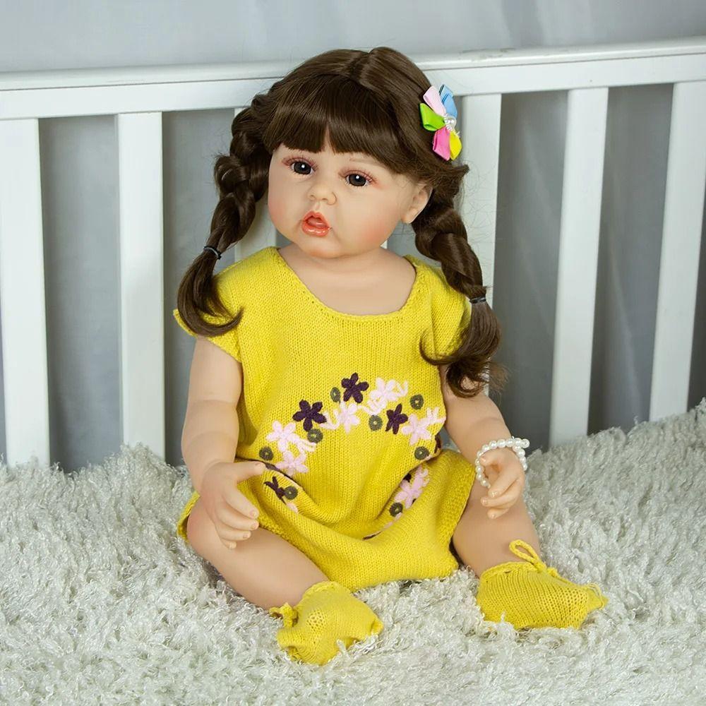Muñeca Bebé Reborn Realista De Silicona 55 cm-4