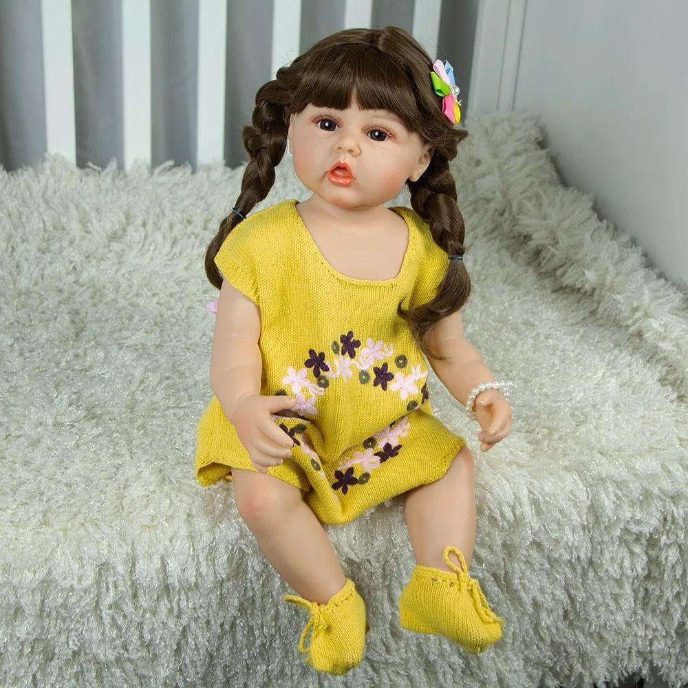 Muñeca Bebé Reborn Realista De Silicona 55 cm-5